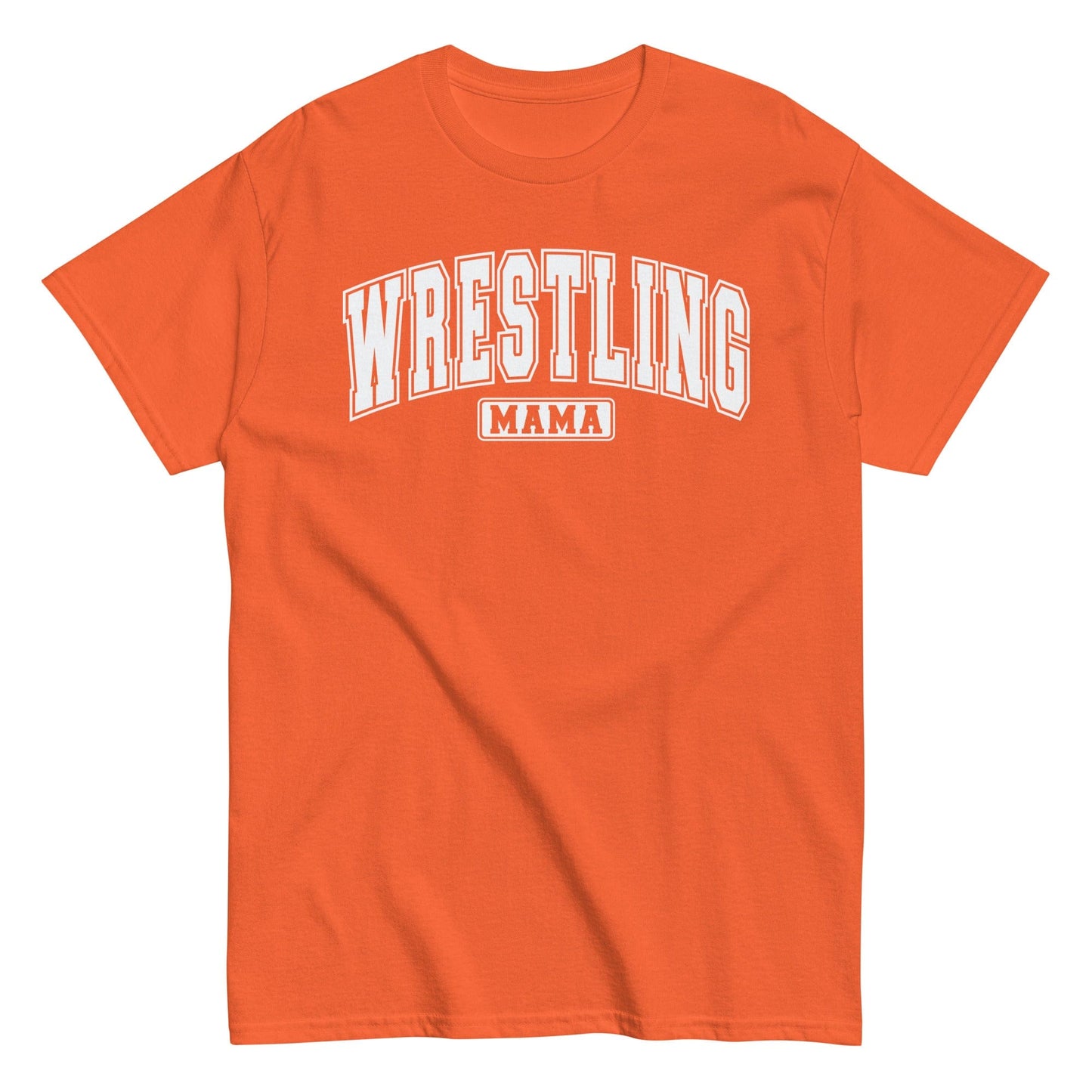 Wrestling Mama Shirt Orange / S Spirit Gear Collective T-Shirt