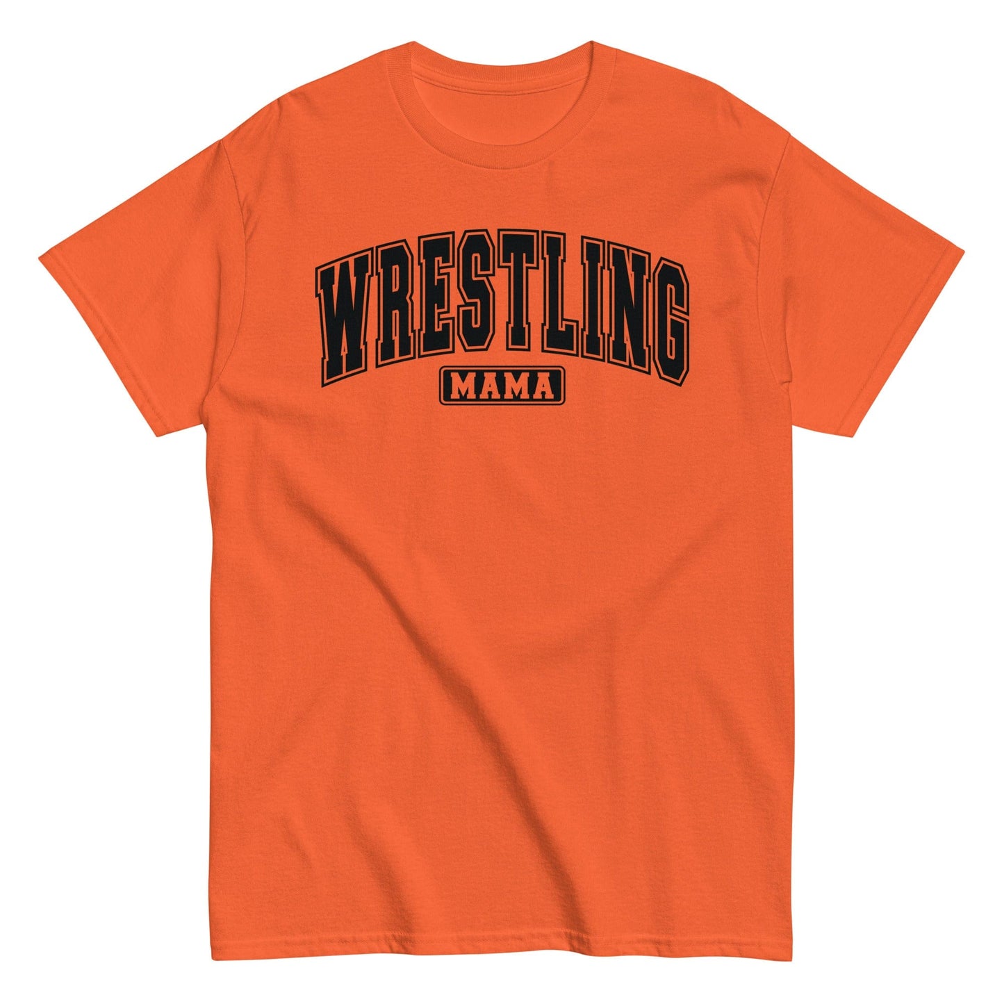 Wrestling Mama Shirt Orange / S Spirit Gear Collective T-Shirt