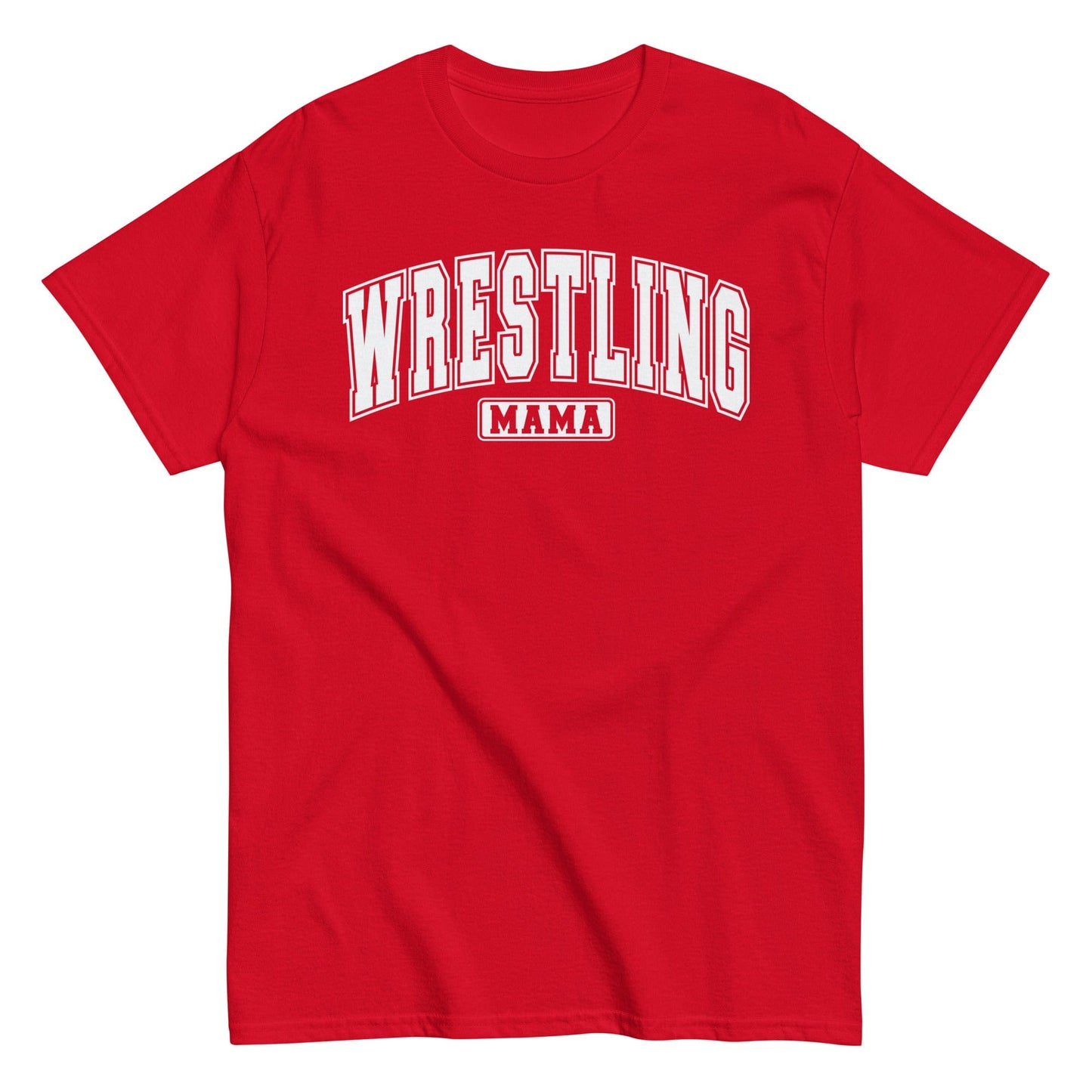 Wrestling Mama Shirt Red / S Spirit Gear Collective T-Shirt