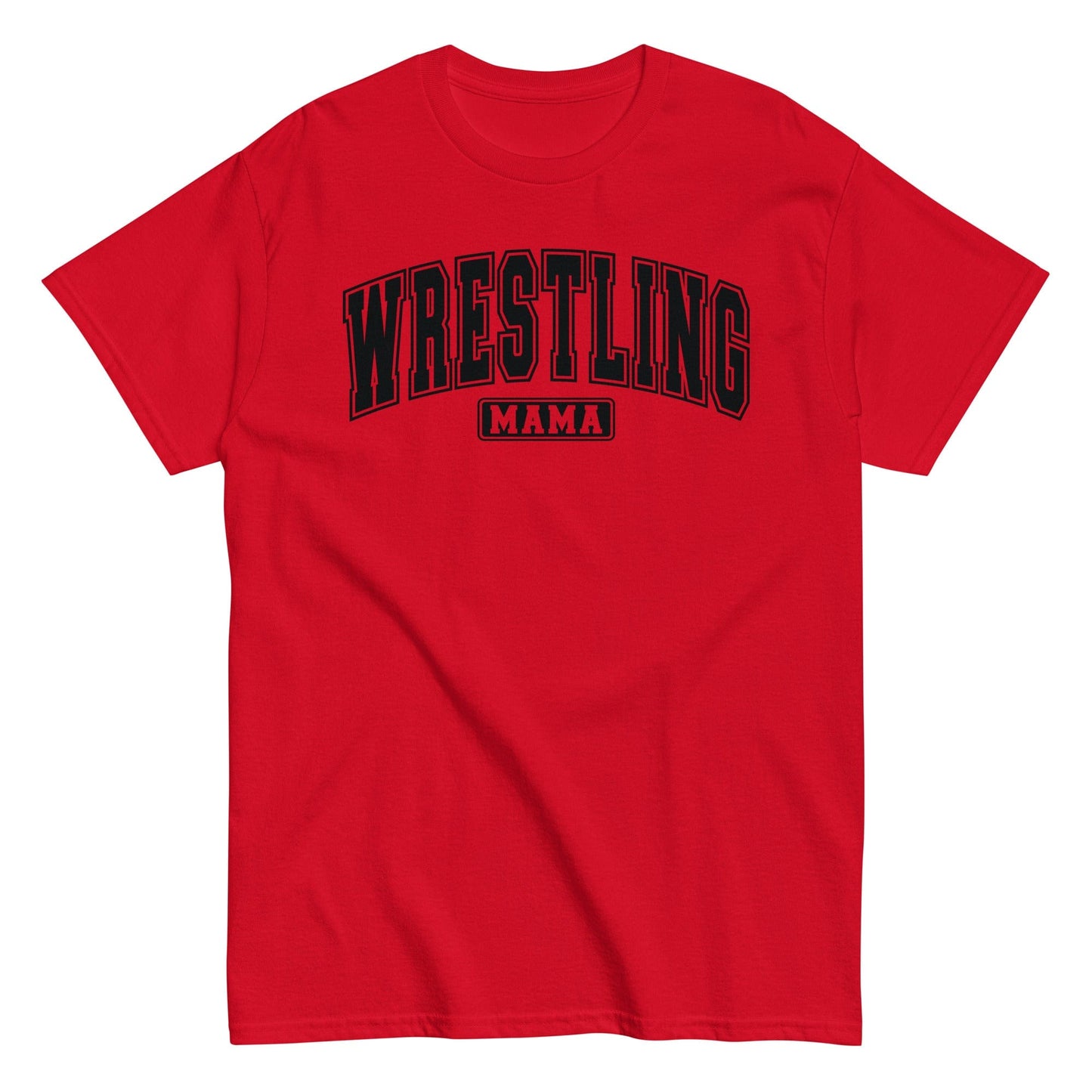 Wrestling Mama Shirt Red / S Spirit Gear Collective T-Shirt