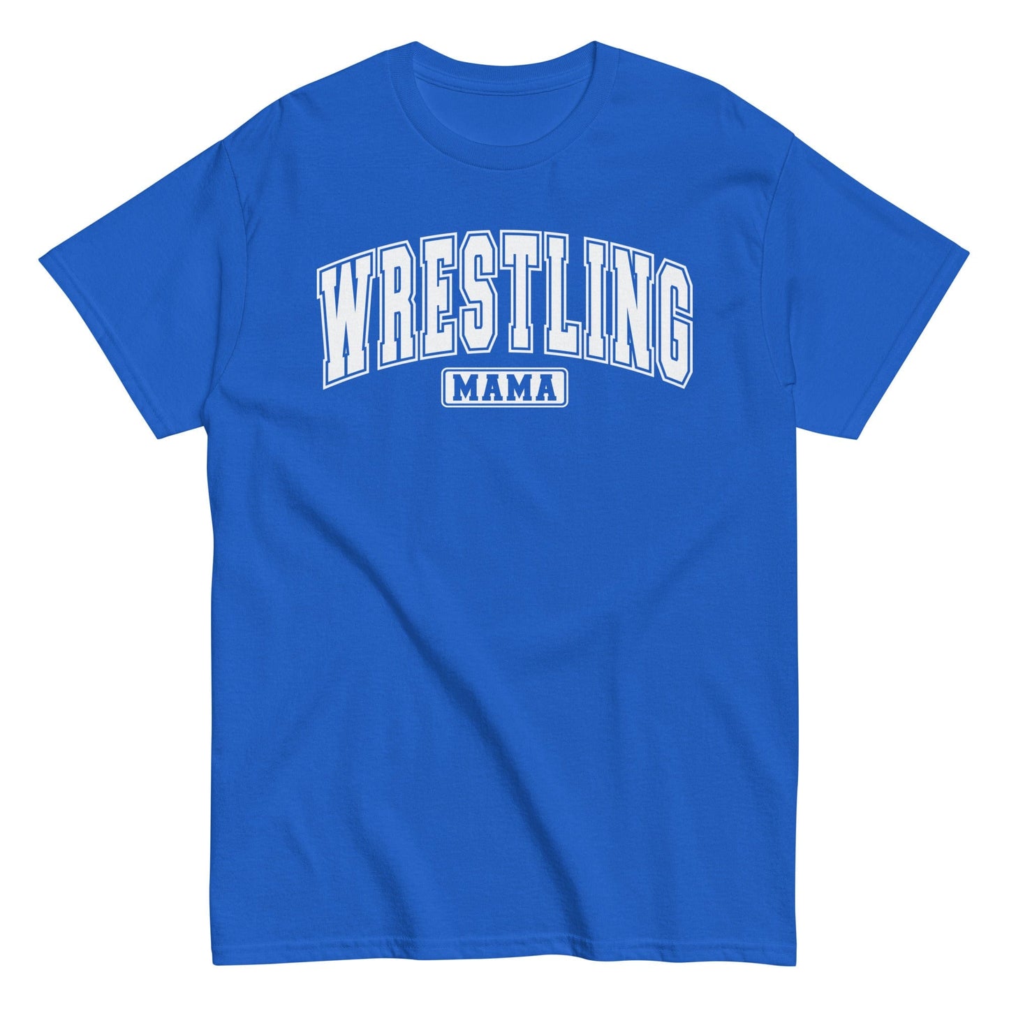 Wrestling Mama Shirt Royal / S Spirit Gear Collective T-Shirt