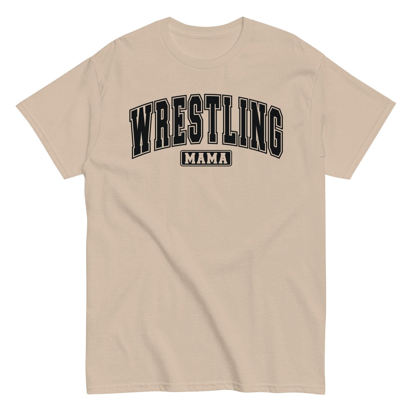 Wrestling Mama Shirt Sand / S Spirit Gear Collective T-Shirt