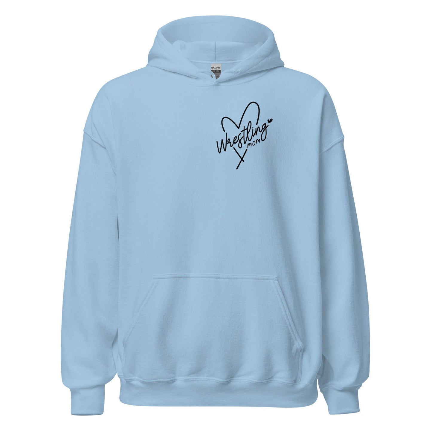 Wrestling Mom Hoodie Light Blue / S Spirit Gear Collective Hoodie