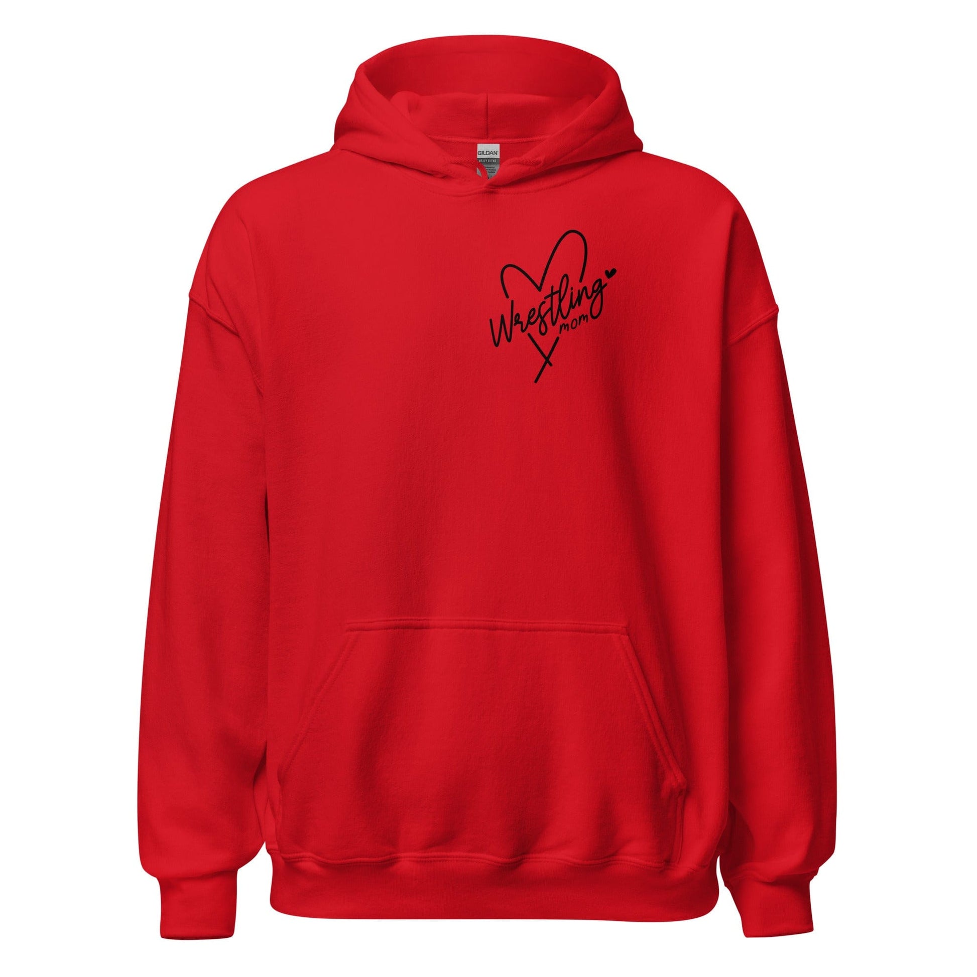 Wrestling Mom Hoodie Red / S Spirit Gear Collective Hoodie