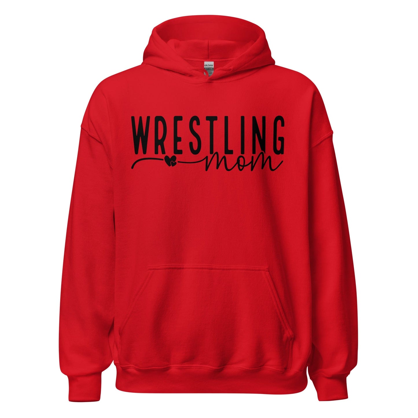 Wrestling Mom Hoodie Red / S Spirit Gear Collective Hoodie