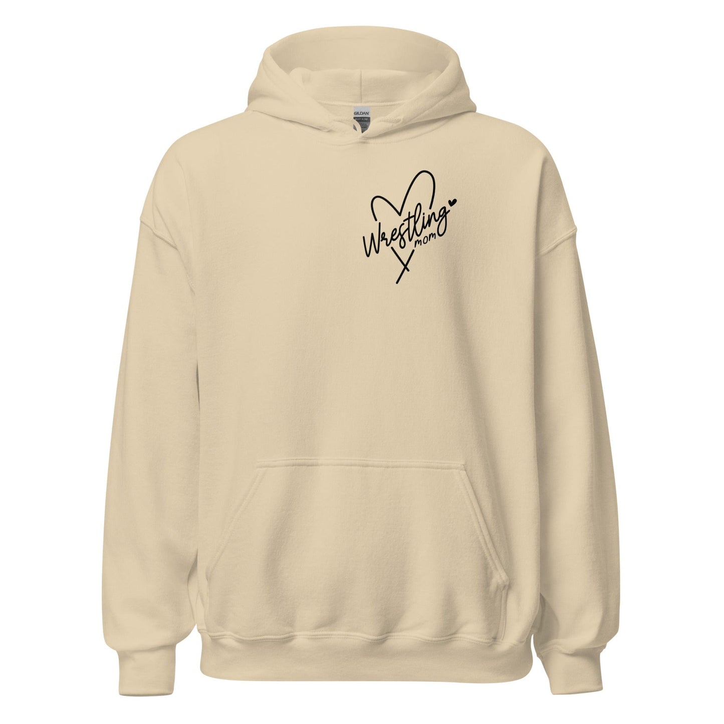 Wrestling Mom Hoodie Sand / S Spirit Gear Collective Hoodie