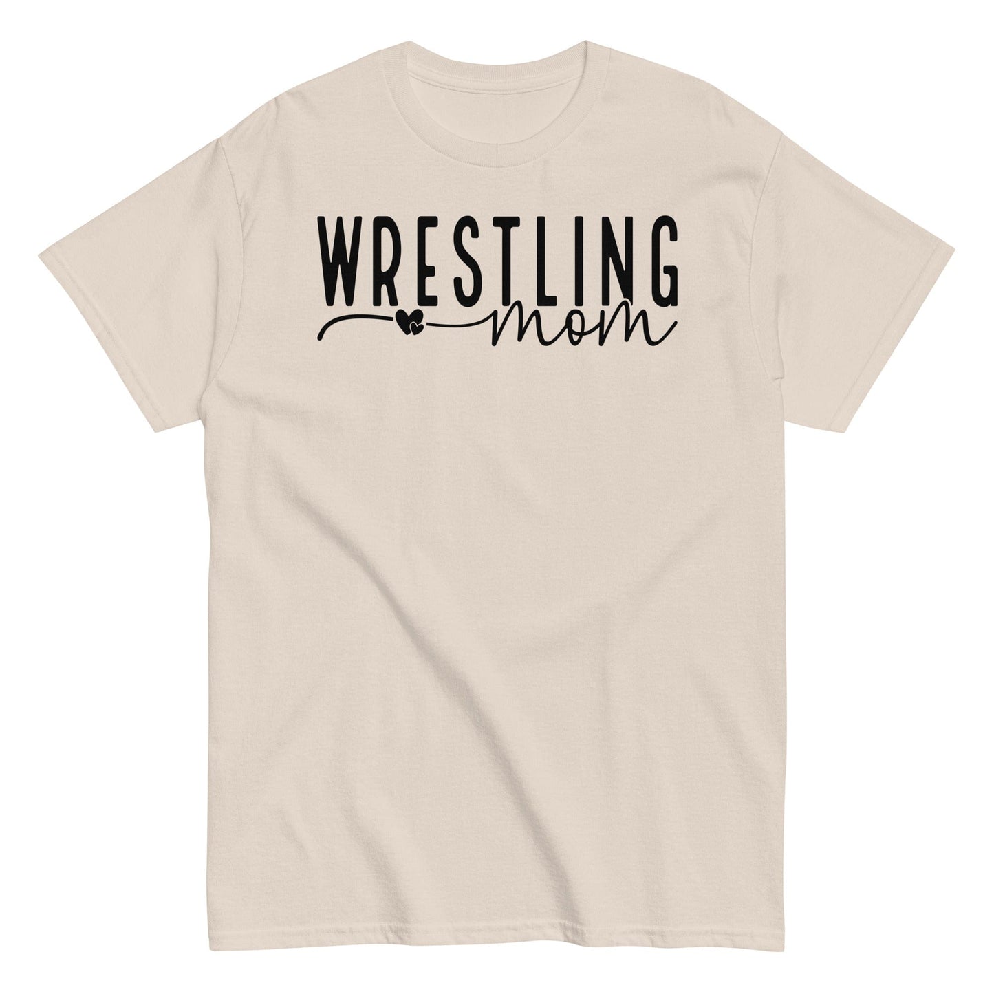 Wrestling Mom Shirt - Black Text Natural / S Spirit Gear Collective T-Shirt