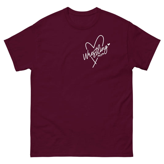 Wrestling Mom Shirt Maroon / S Spirit Gear Collective