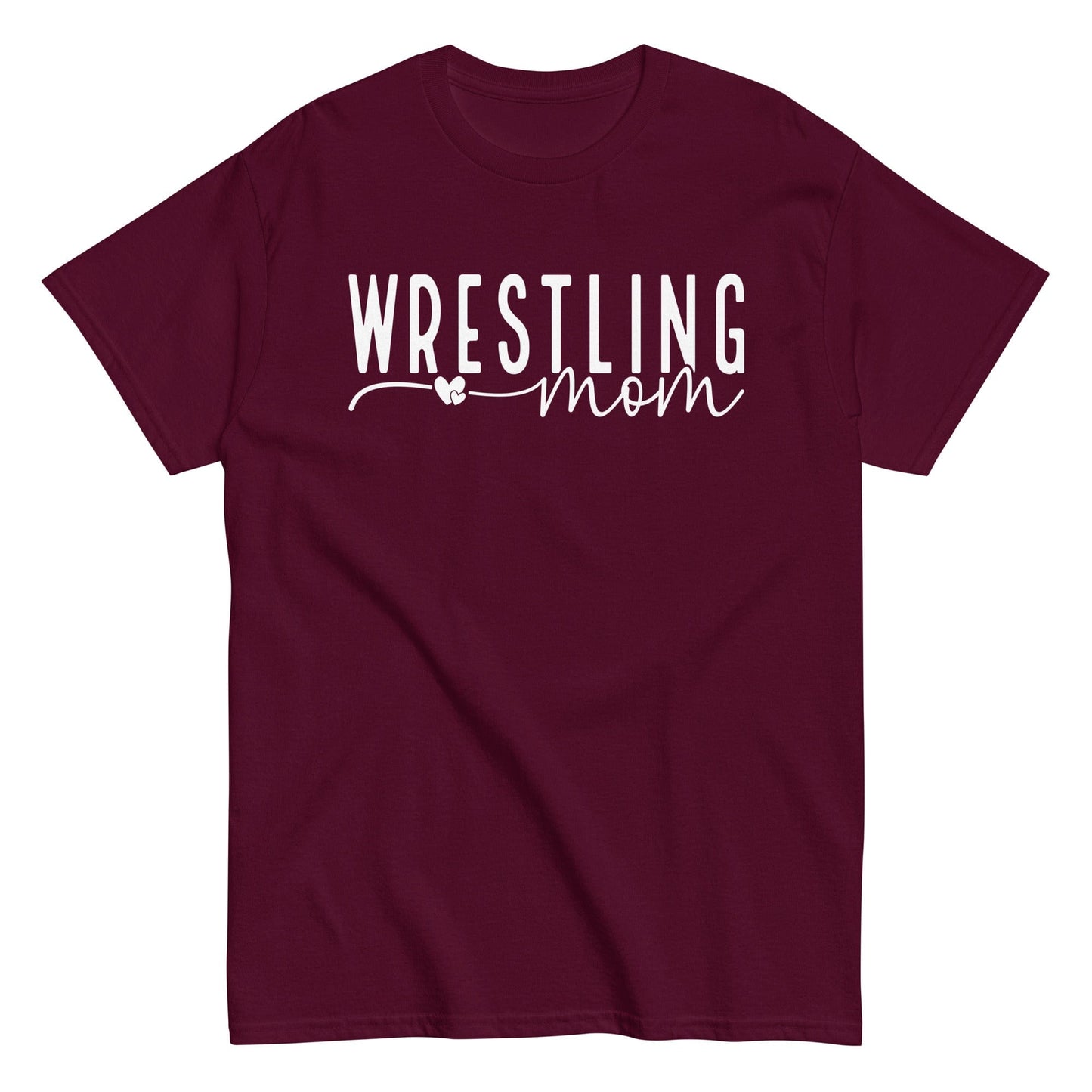 Wrestling Mom Shirt Maroon / S Spirit Gear Collective T-Shirt