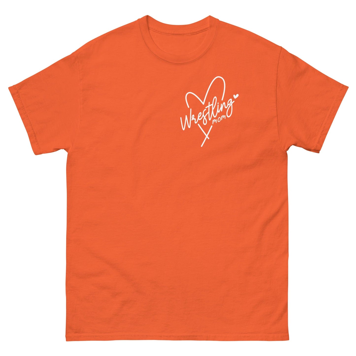 Wrestling Mom Shirt Orange / S Spirit Gear Collective