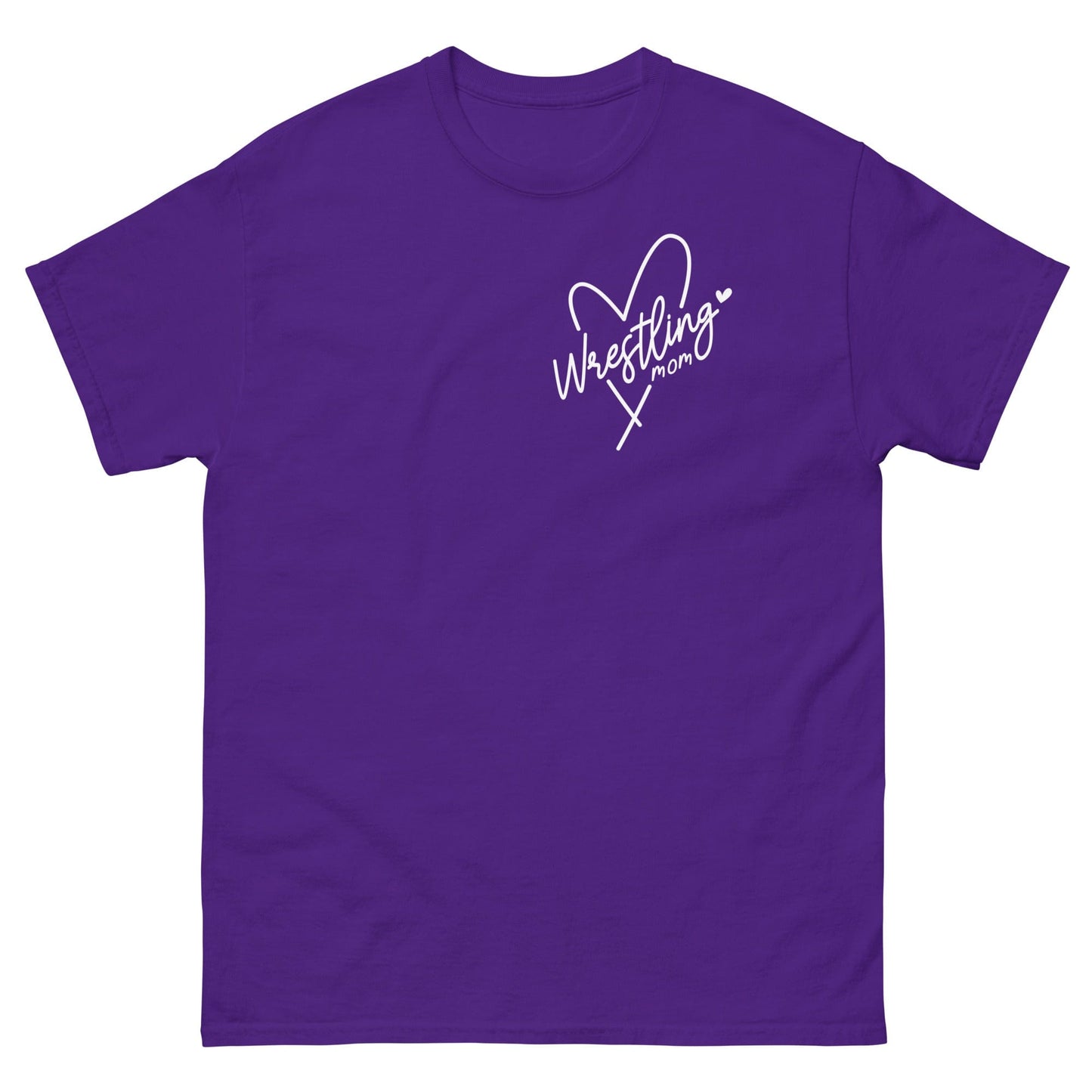 Wrestling Mom Shirt Purple / S Spirit Gear Collective