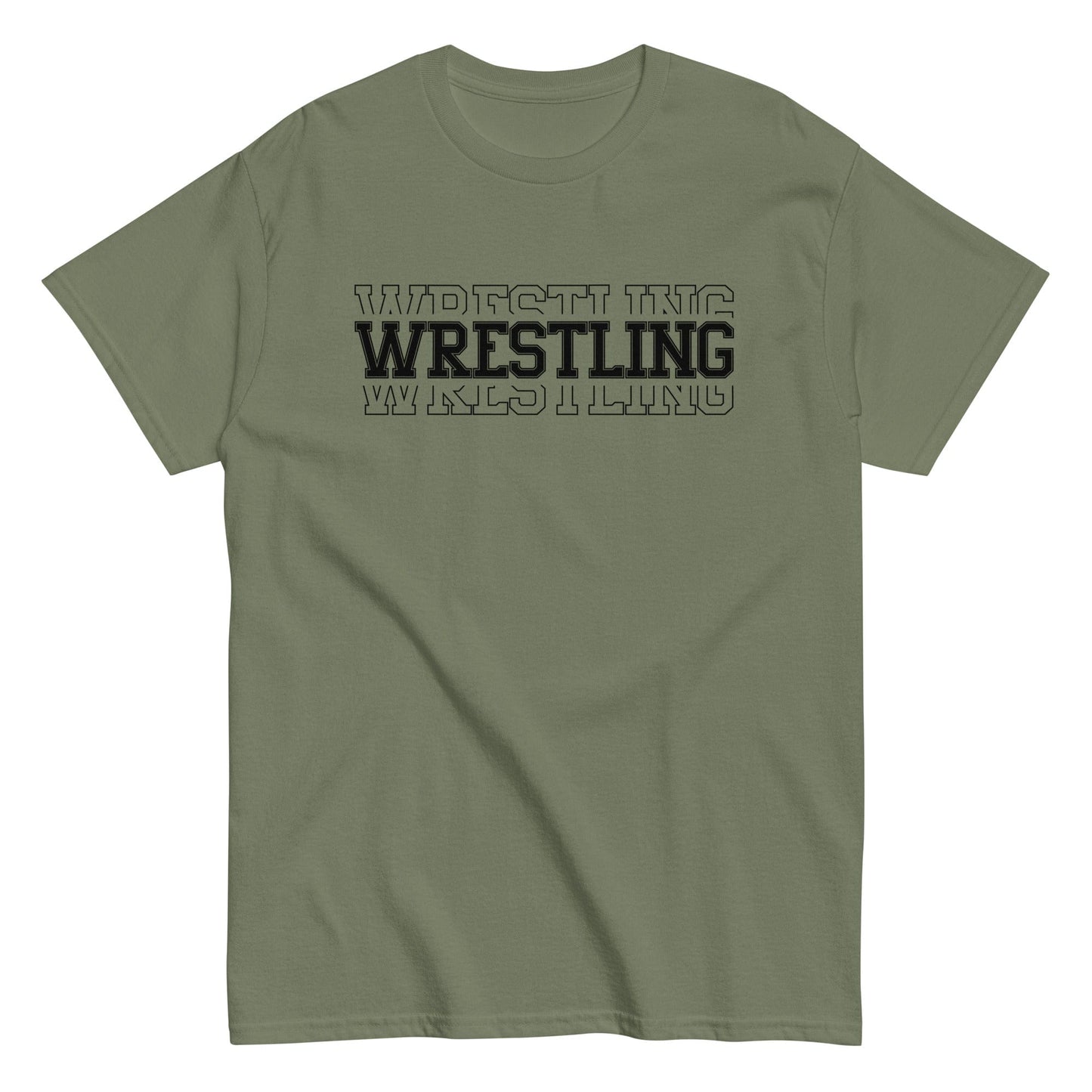 Wrestling Shirt Military Green / S Spirit Gear Collective T-Shirt